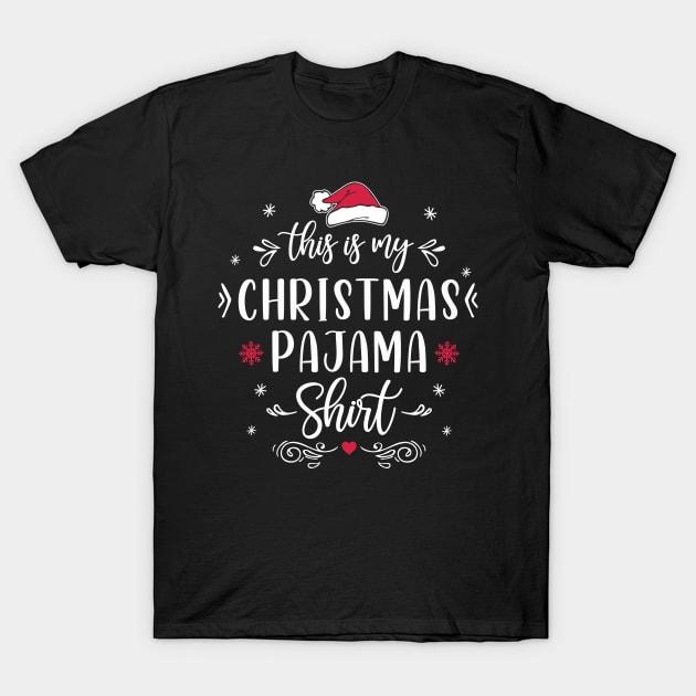 Christmas Pajama Shirt T-Shirt by FloraLi